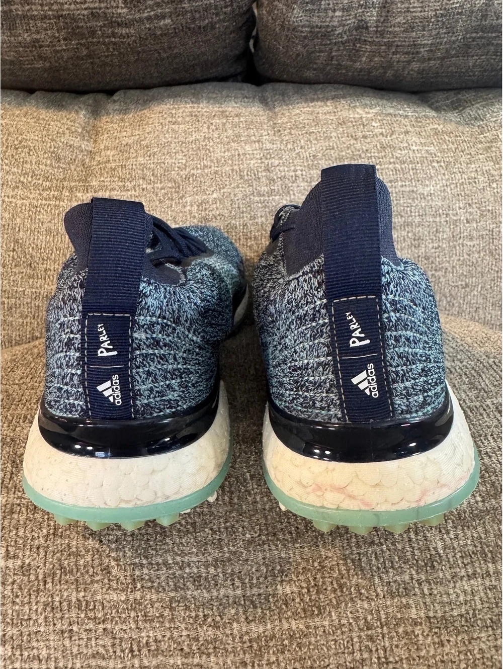 Adidas Tour360 XT Parley Primeknit Golf Shoes Men's Size 10 Blue Green G28374